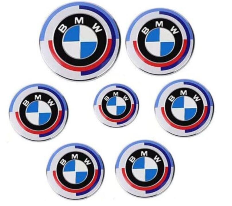 BMW 50th anniversary emblem set