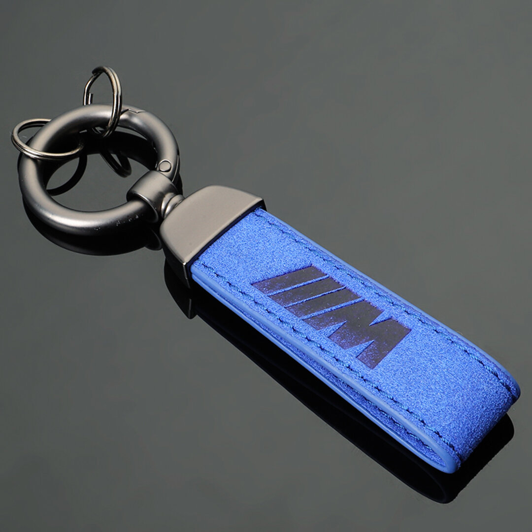 ///M blue keychain
